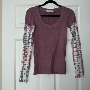 Free People Big Sur Tie Dye Long Sleeve.firm on price !!!! I never wore (deal)